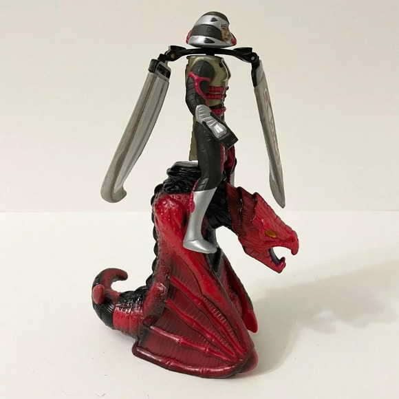 Vintage 90s Dragon Flyz Figures and Launcher Galoob - Picture 3 of 16